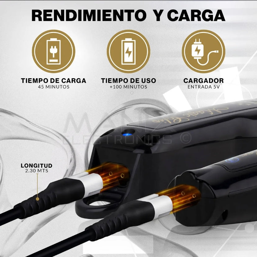 Cordless Black Magic Barber Combo: Clamp & Detail Trimmer