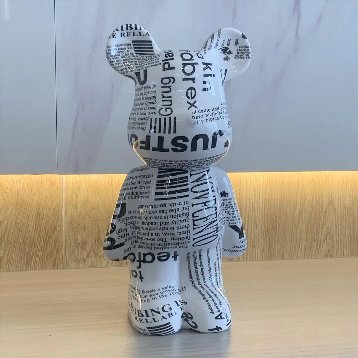 Oso violento-New Cute Heart Bear Figurín for Living